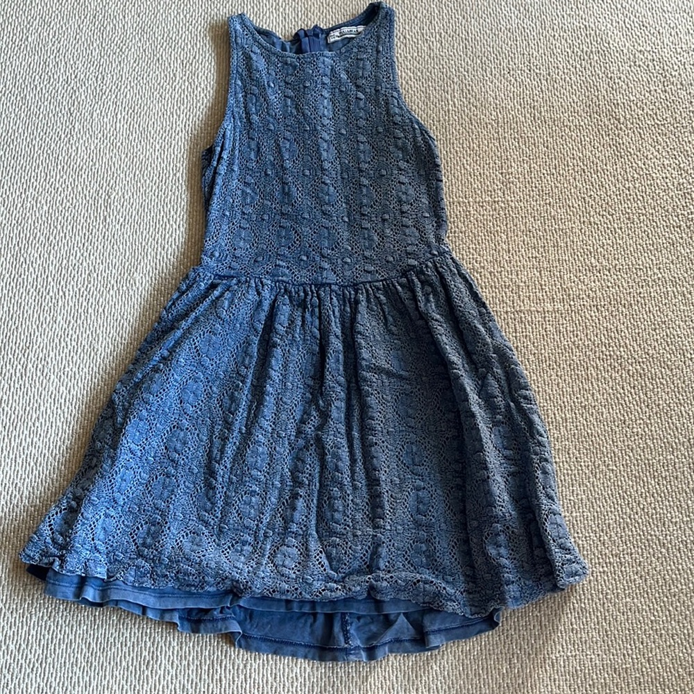 Girls blue dress
